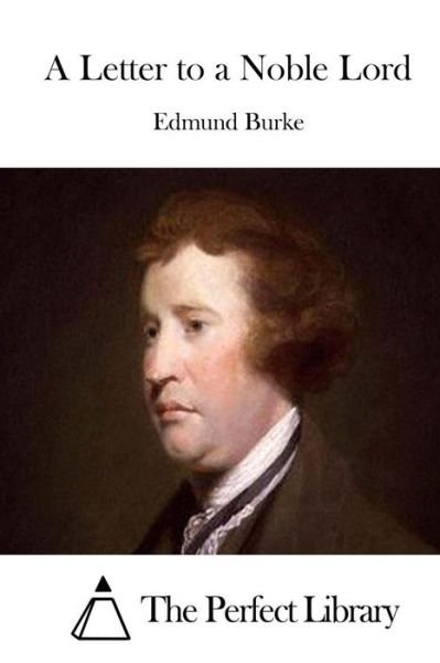 Cover for Edmund Burke · A Letter to a Noble Lord (Pocketbok) (2015)