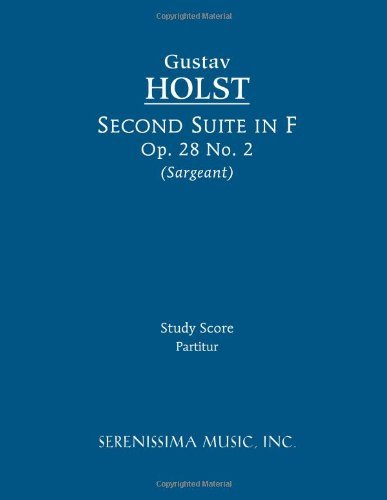Cover for Gustav Holst · Second Suite in F, Op. 28 No. 2: Study Score (Pocketbok) (2011)