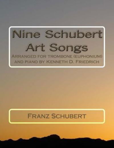 Cover for Franz Schubert · Nine Schubert Art Songs (Paperback Book) (2013)