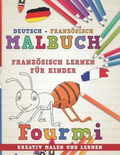 Cover for Nerdmedia · Malbuch Deutsch - Franz (Taschenbuch) (2018)