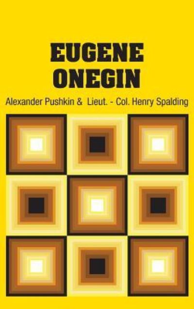 Cover for Alexander Pushkin · Eugene Onegin (Hardcover Book) (2018)