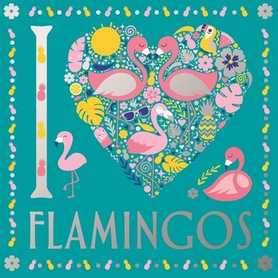 Cover for Felicity French · I Heart Flamingos - I Heart Pocket Colouring (Paperback Book) (2020)