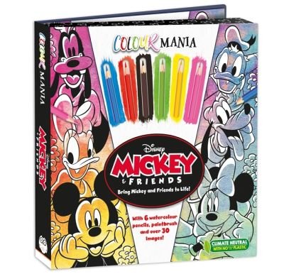 Cover for Walt Disney · Disney: Mickey and Friends - Colouring Book and Pencil Set (Paperback Bog) (2024)
