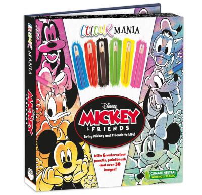 Cover for Walt Disney · Disney: Mickey and Friends - Colouring Book and Pencil Set (Taschenbuch) (2024)