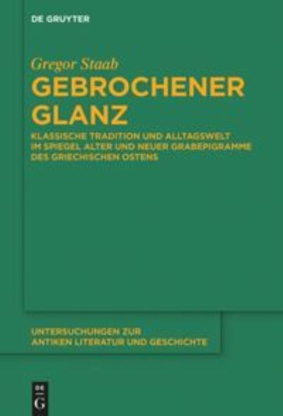 Cover for Staab · Gebrochener Glanz (Book) (2018)