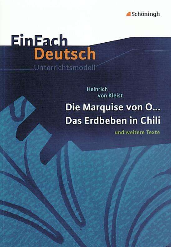 Cover for Olaf Hildebrand, Christine Mersiowsky, Heinrich Von Kleist · EinFach Deutsch,Unter. Kleist.Marquise (Book)