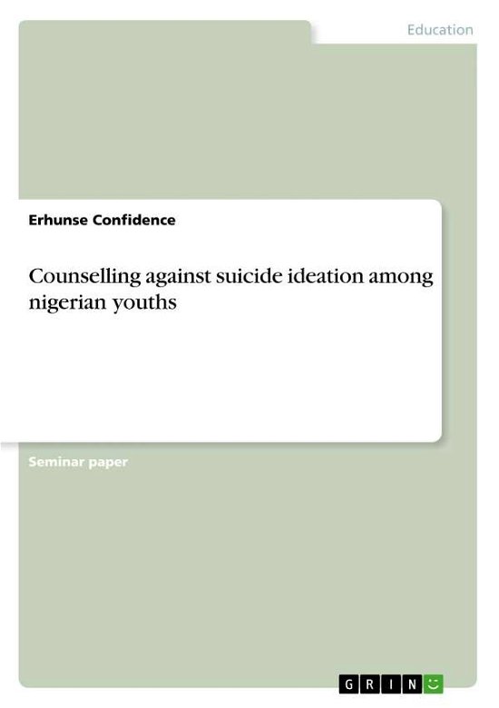 Cover for Confidence · Counselling against suicide (Book)