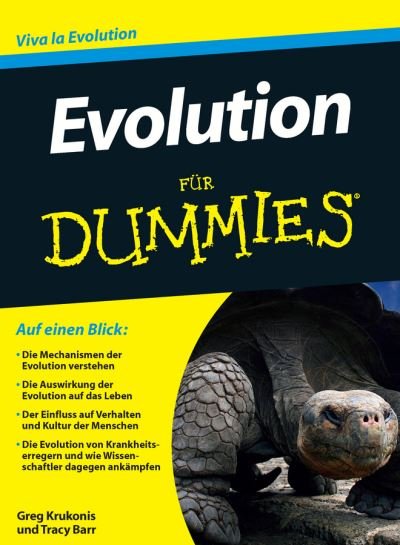 Cover for Krukonis, Greg (Lewis and Clark College in Portland, OR; University of Arizona) · Evolution fur Dummies - Fur Dummies (Paperback Book) (2012)