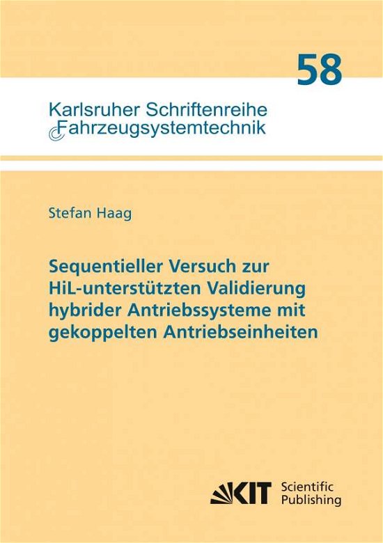 Cover for Haag · Sequentieller Versuch zur HiL-unte (Bok)