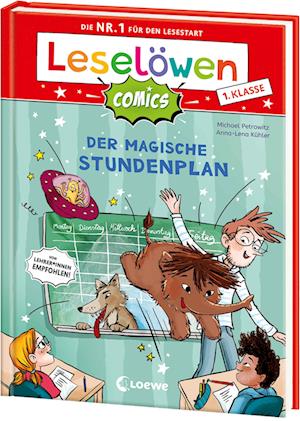 Cover for Michael Petrowitz · Leselöwen Comics 1. Klasse - Der magische Stundenplan (Book) (2025)