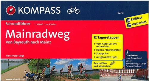 Cover for Mair-Dumont / Kompass · Kompass Fahrradführer 6235: Mainradweg von Bayreuth nach Mainz (Book) (2014)