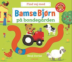 Cover for Benji Davies · Bamse Bjørn: Find vej med Bamse Bjørn: På bondegården (Cardboard Book) [1º edição] (2023)