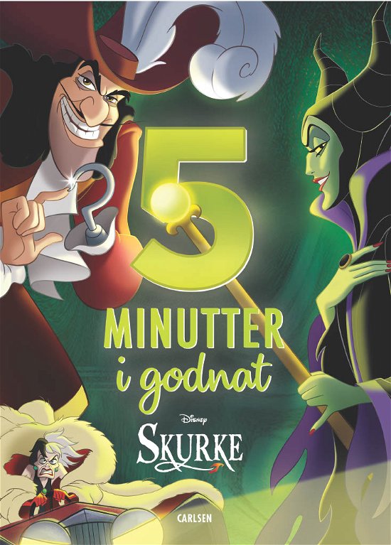 Cover for Disney · Fem minutter i godnat: Fem minutter i godnat - Skurke (Bound Book) [1.º edición] (2024)