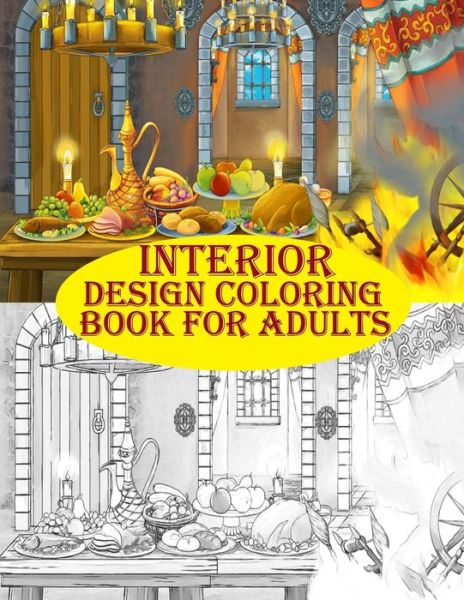 Cover for Braylon Smith · Interior Design Coloring Book For Adults (Taschenbuch) (2020)