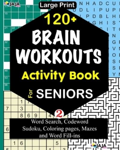 Cover for J S Lubandi · 120+ BRAIN WORKOUTS Activity Book For SENIORS (Paperback Book) (2020)