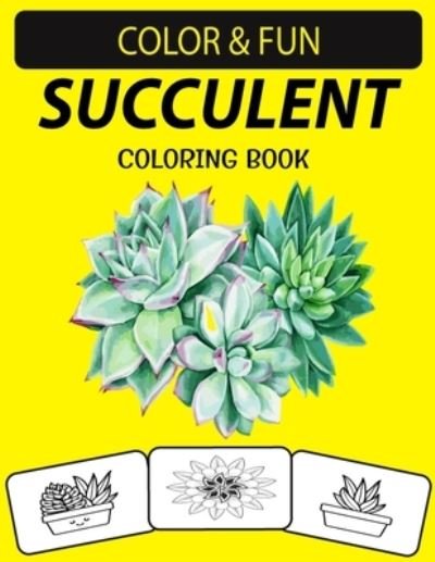 Cover for Black Rose Press House · Succulent Coloring Book (Taschenbuch) (2020)