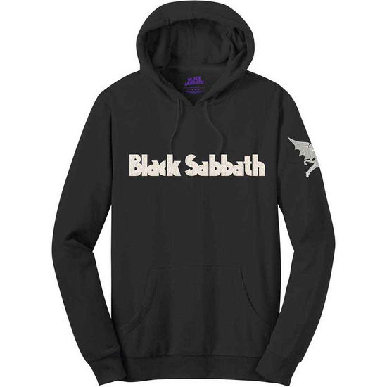 Cover for Black Sabbath · Black Sabbath Unisex Pullover Hoodie: Logo &amp; Daemon (Applique) (Hoodie)