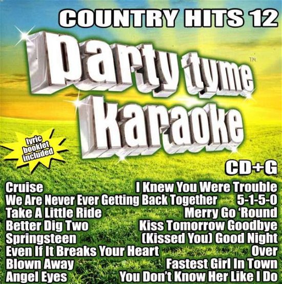 Cover for Party Tyme Karaoke · Party Tyme Karaoke: Country Hits Vol. 12 (CD)
