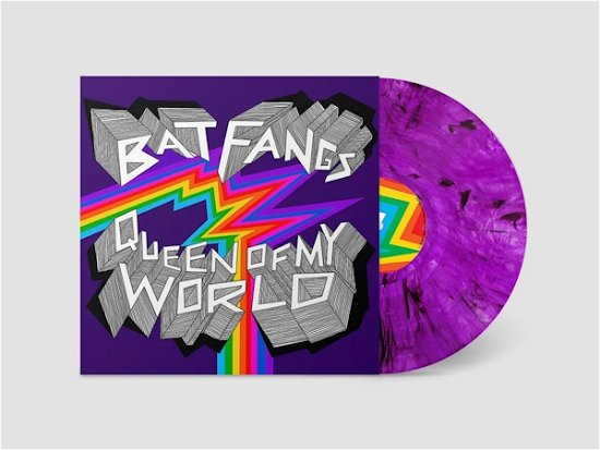 Cover for BAT FANGS · Queen Of My World (LP) [Purple Smoke Colored Vinyl edition] (2021)