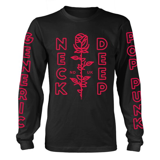 Cover for Neck Deep · Flowers (Bekleidung) [size S] (2017)