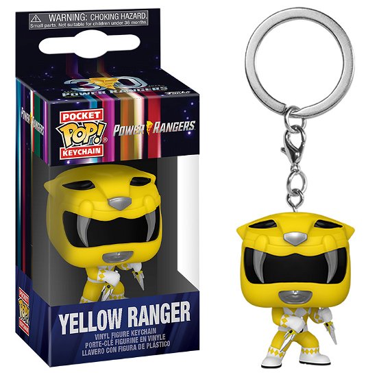 Cover for Funko Pop! Keychain: · Mighty Morphin Power Rangers 30th- Ylw Ranger (MERCH) (2023)