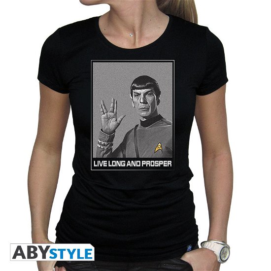 Cover for T-Shirt Frauen · STAR TREK - Tshirt Spock woman SS black - new fi (MERCH)