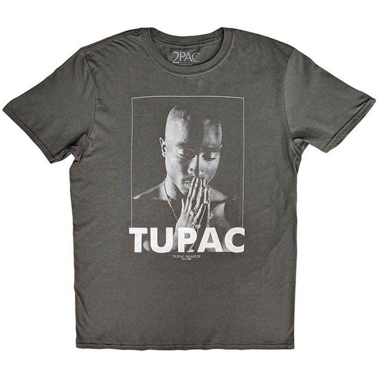 Tupac Unisex T-Shirt: Praying - Tupac - Merchandise - Bravado - 5055979918530 - October 22, 2015