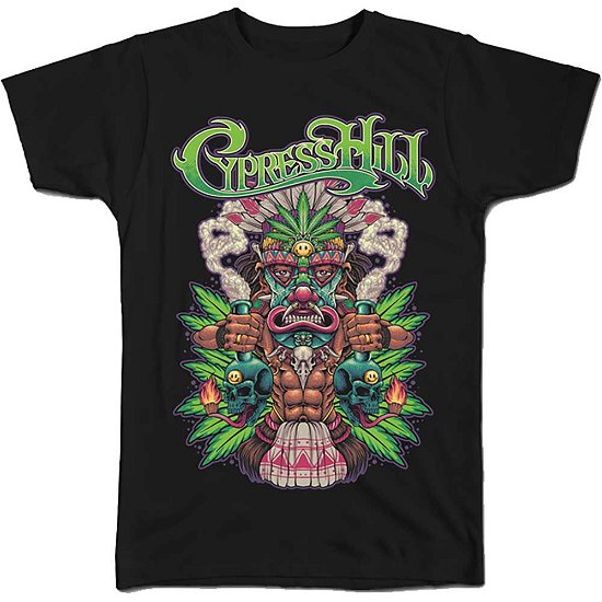 Cypress Hill Unisex T-Shirt: Tiki Time - Cypress Hill - Merchandise -  - 5056187763530 - 
