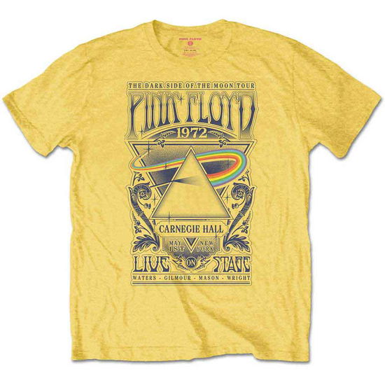 Cover for Pink Floyd · Pink Floyd Kids T-Shirt: Carnegie Hall Poster (3-4 Years) (T-shirt) [size 3-4yrs] [Yellow - Kids edition]