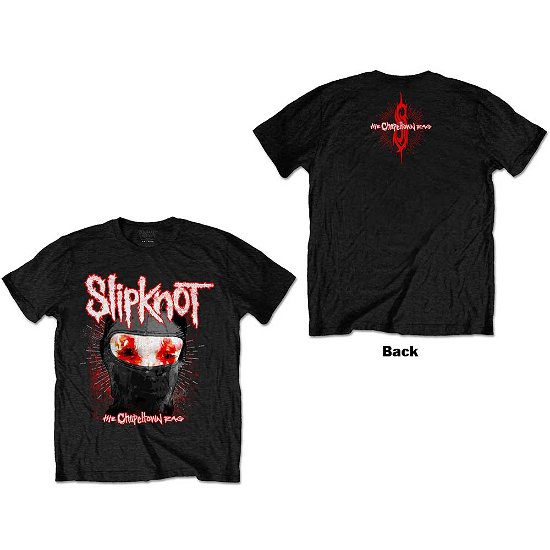 Slipknot Unisex T-Shirt: Chapeltown Rag Mask (Back Print) - Slipknot - Merchandise -  - 5056561024530 - 