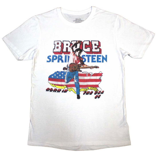 Bruce Springsteen Unisex T-Shirt: Born In The USA '85 - Bruce Springsteen - Produtos -  - 5056737245530 - 