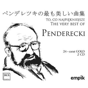 Cover for Penderecki / Orkiestra Filharmonii Krakowskiej · Very Best of Penderecki (CD) (2013)