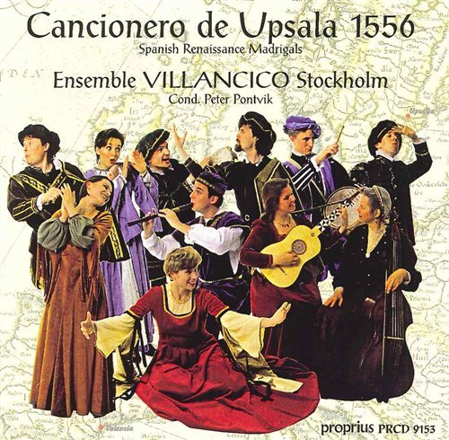 Cover for Ensemble Villancico Stockholm / Pontvik · Cancionera De Upsala 1556 (CD) (1996)