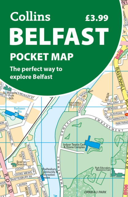 Cover for Collins Maps · Belfast Pocket Map: The Perfect Way to Explore Belfast (Map) (2025)