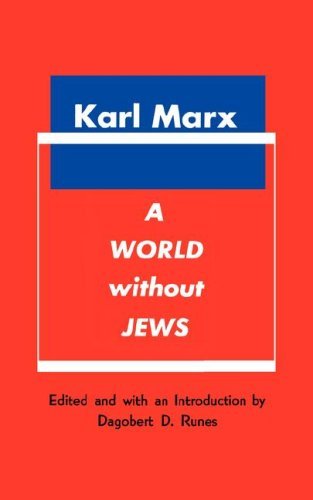 Cover for Karl Marx · A World Without Jews (Paperback Book) (1959)