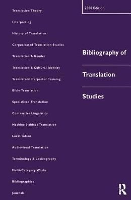 Cover for Lynne Bowker · Bibliography of Translation Studies: 2000 (Hardcover Book) (2017)