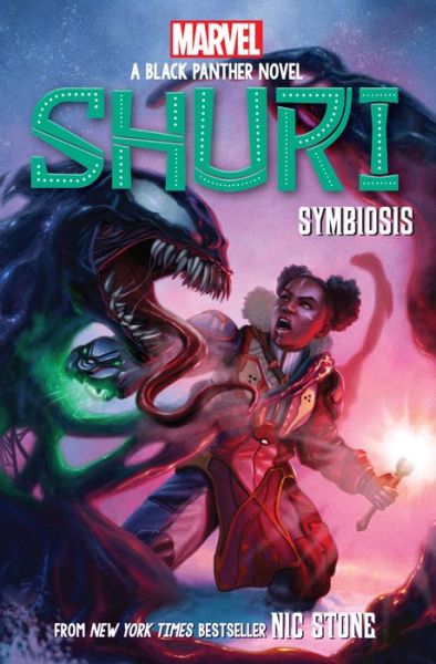 Cover for Nic Stone · Symbiosis (Shuri: A Black Panther Novel #3) (Inbunden Bok) (2022)