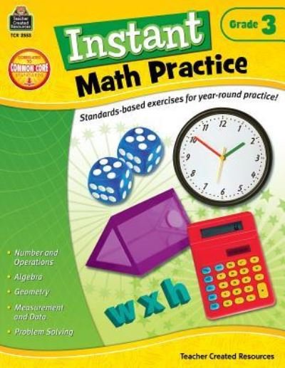Cover for Teacher Created Resources Staff · Instant Math Practice, Grade 3 (Paperback Bog) (2013)