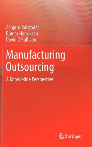 Cover for Asbjorn Rolstadas · Manufacturing Outsourcing: A Knowledge Perspective (Hardcover bog) [2012 edition] (2012)
