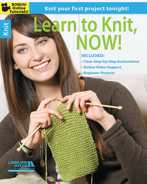 Learn to Knit, Now!: Knit Your First Project Tonight! - Leisure Arts - Books - Leisure Arts Inc - 9781464706530 - February 1, 2013