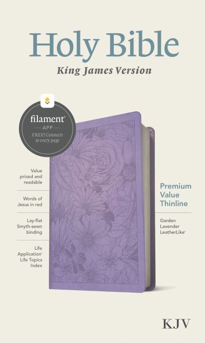 KJV Premium Value Thinline Bible, Filament Enabled Edition ( - Tyndale - Books - Tyndale House Publishers - 9781496460530 - July 19, 2022