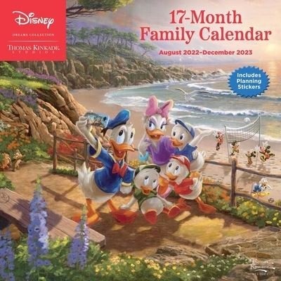 Cover for Thomas Kinkade · Disney Dreams Collection by Thomas Kinkade Studios: 17-Month 2022-2023 Family Wall Calendar (Kalender) (2022)