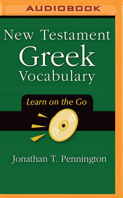 Cover for Jonathan T. Pennington · New Testament Greek Vocabulary (CD) (2016)