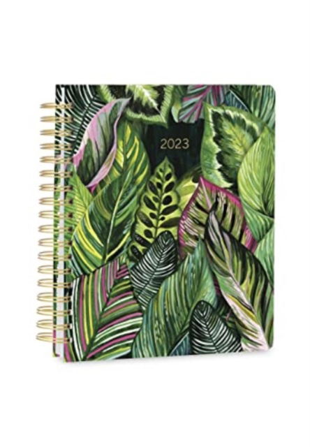 2023 Greenery Deluxe Hardcover Planner - Deluxe Hardcover Planner - Miriam Bos - Books - GLOBAL PUBLISHER SERVICES - 9781531914530 - May 15, 2022