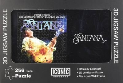 Santana -Guitar Heaven 3D Lenticular Jigsaw Puzzle - Hal Leonard - Other - Hal Leonard Corporation - 9781540006530 - April 1, 2020