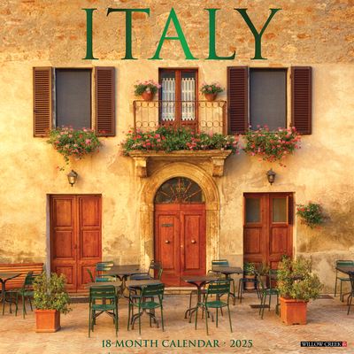 Willow Creek Press · Italy 2025 12 X 12 Wall Calendar (Kalender) (2024)