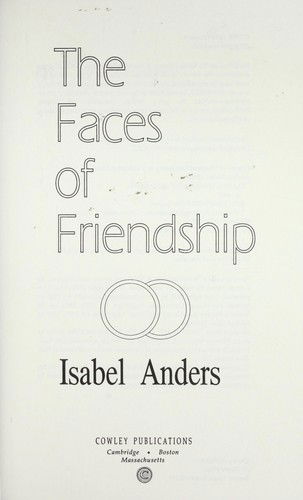 Cover for Isabel Anders · Faces of Friendship (Paperback Book) (1988)