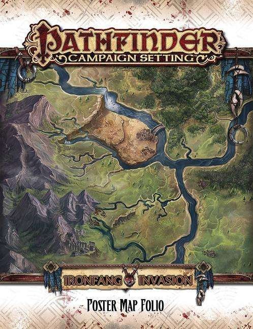 Pathfinder Campaign Setting: Ironfang Invasion Poster Map Folio - Paizo Staff - Lautapelit - Paizo Publishing, LLC - 9781601259530 - tiistai 15. elokuuta 2017