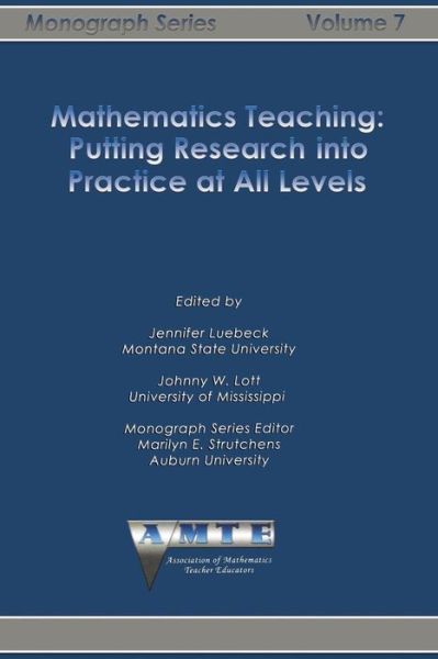 Cover for Jennifer Luebeck · Mathematics Teaching: Putting Research into Practice at All Levels (Paperback Book) (2014)