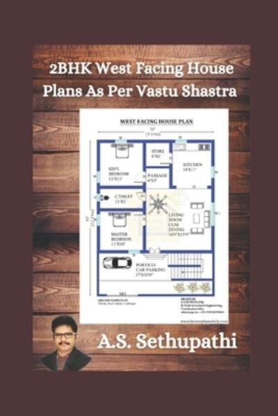 Cover for As Sethu Pathi · 2 BHK West Facing House Plans As Per Vastu Shastra (Paperback Book) (2019)